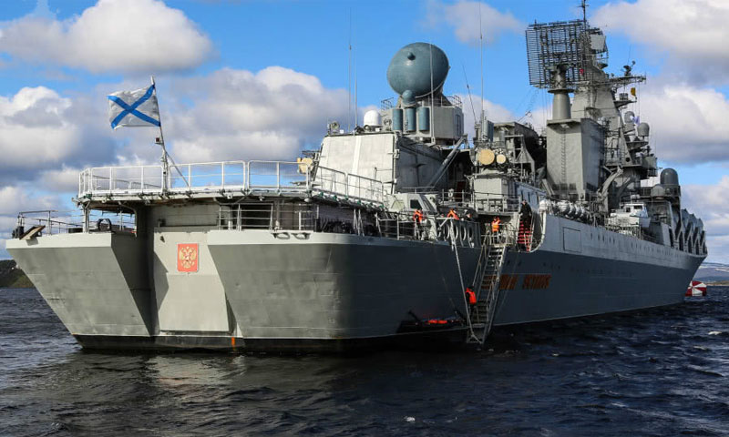 سفينة حربية روسية تتجه إلى السواحل السورية