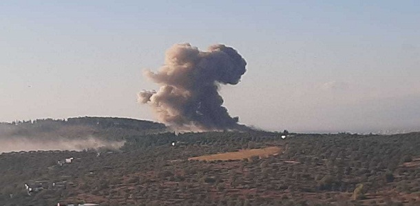 غارة أمريكية على بلدة جكارة قرب الحدود التركية