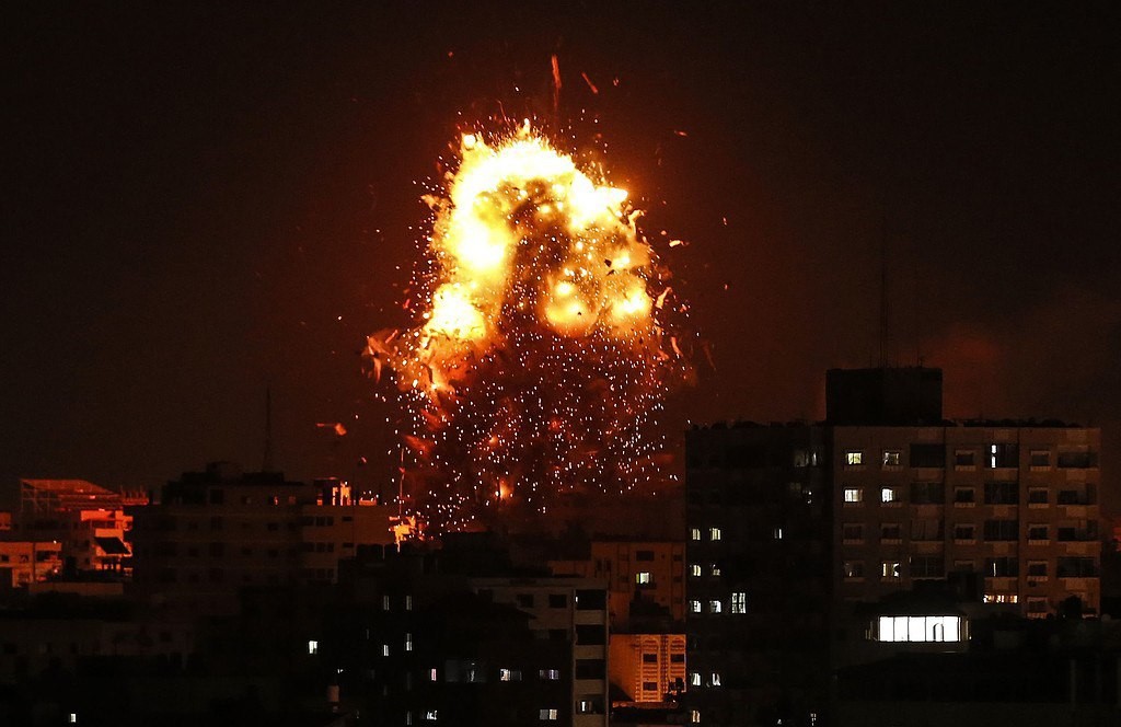 اندلاع مواجهات عنيفة في غزة هي الأوسع منذ عام 2014