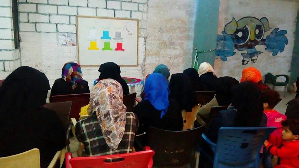 بالصور.. مراكز تدريب وتأهيل للنهوض بواقع المرأة المتدني في سوريا