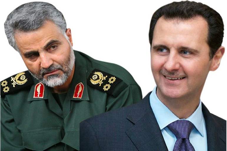 إيران تؤكد أن "سليماني" حال دون سقوط دمشق وأدار الأوضاع من غرفة "بشار الأسد"