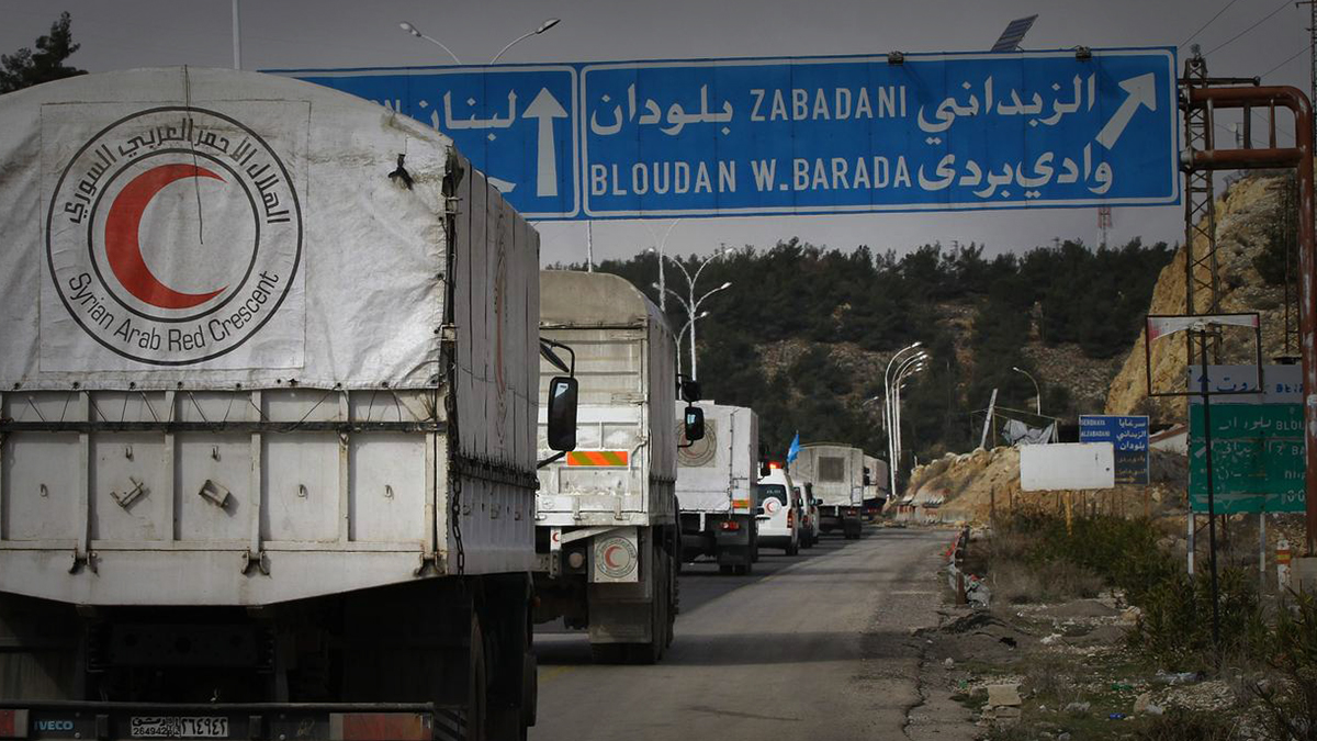 قافلة مساعدات تتجه إلى مضايا والزبداني بالتوازي مع أخرى لكفريا والفوعة