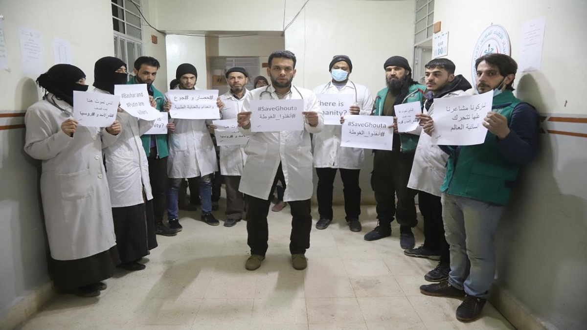 وضع طبي مأساوي في الغوطة الشرقية